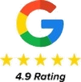 4.9-star Google rating